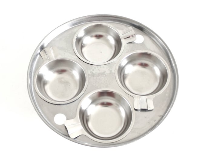 Revere Ware Egg Poacher Insert 4 Cups for 8 Skillet, Frying Pan, or Saucepan Etsy