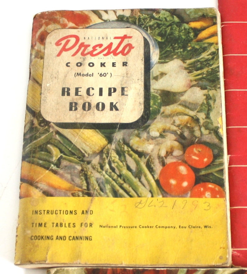 Mirro Pressure Cooker, Presto, Recipe Book / Instruction Manual