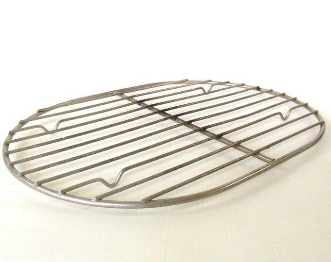 Oval Roasting Rack Wire Trivet Photo Prop Vintage Etsy