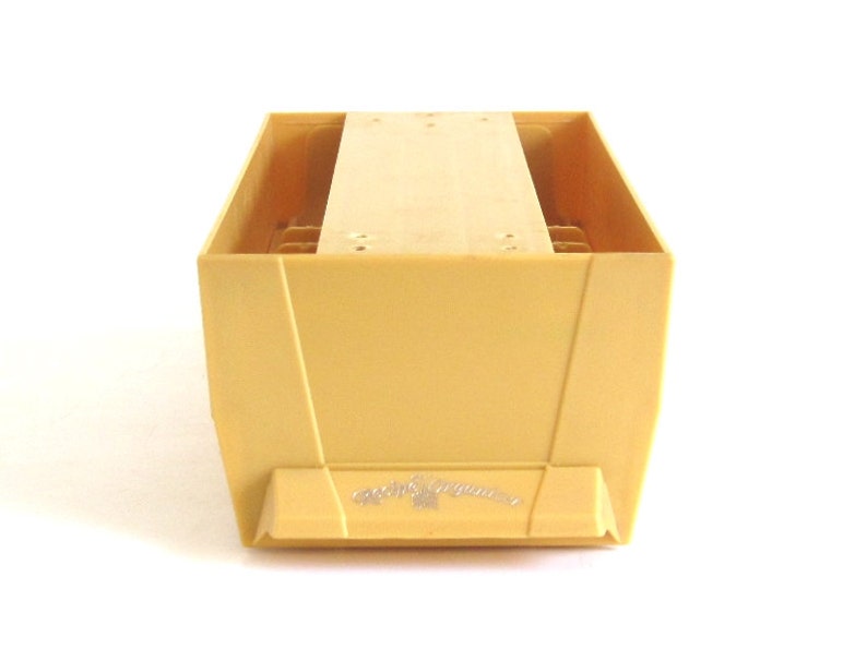 Plastic Recipe Card Box Under Recipe Drawer Flambeau Etsy