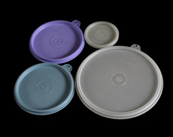 タッパーウェア　Tupperware 　グレー　円形　蓋付き　保存容器 Tupperware タッパーウェア マキシデコレーター 保存容器 5.8L