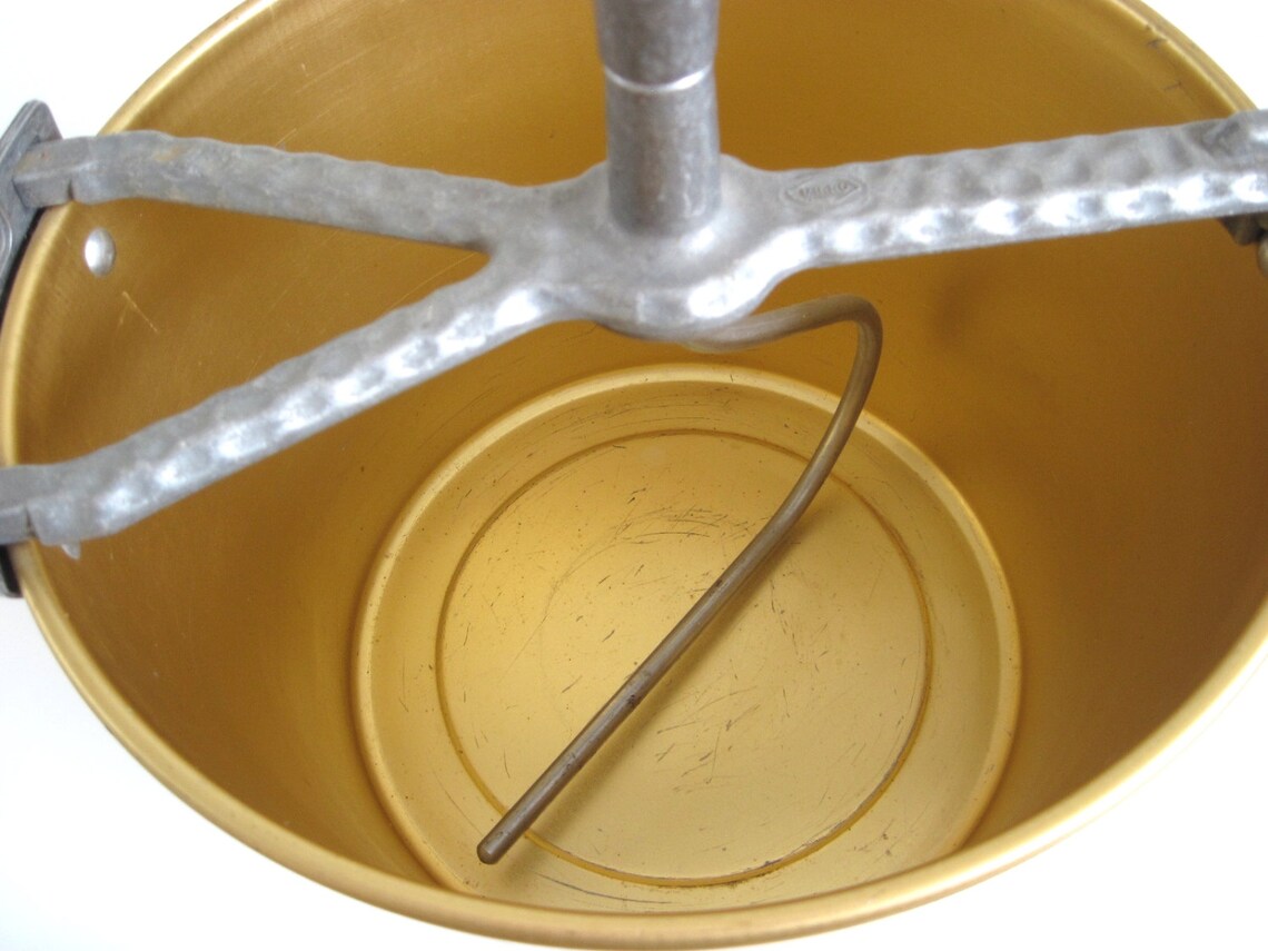 Mirro Dough Kneader Bread Maker Hand Crank Mixer Vintage Etsy