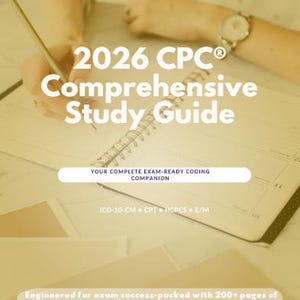 Guía de estudio del CPC 2026 y 10 casos prácticos gratuitos: preparación para el examen de codificación médica (descarga en PDF)