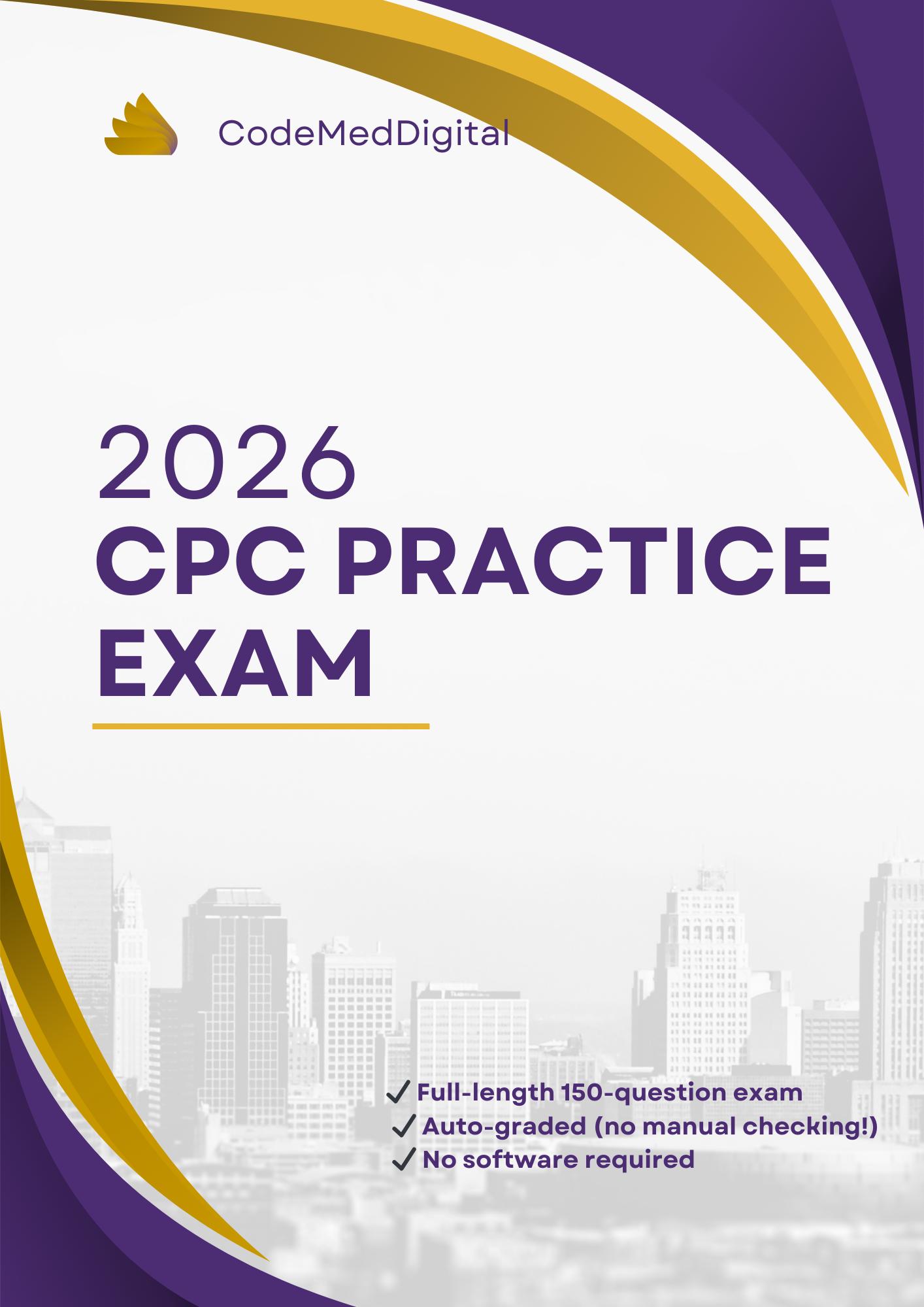 CPC Practice Exam | 150 Questions, Auto-graded (google Forms) - Etsy