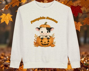 Maple the Cow Pumpkin Season Toddler Sweatshirt