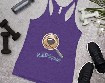 Sniff Squad Women's Racerback Tank - Mystery Nose
