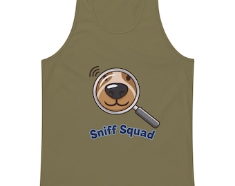 Camiseta sin mangas Sniff Squad para hombre - Nariz misteriosa