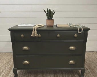 Boho Chic Dresser in Ripe Olive
