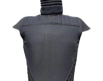 Boba Fett inspirierte Rüstungsweste | Mandalorian Cosplay Stück | Star Wars Kopfgeldjäger-Weste | Sci-Fi Rüstung, Halloween Cosplay Teil