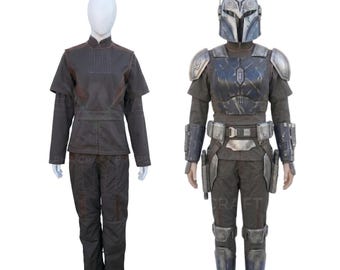 Traje de vuelo de Bo-Katan Kryze para mujer – Traje de cosplay mandaloriano, traje base de armadura femenina, disfraz inspirado en Star Wars
