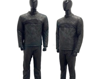 Darth Vader Costume Full Set | Sith Lord Cosplay Star Wars Inspired Black Suit | Halloween Outfit