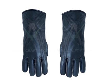 Guantes Kryze de Bo-Katan / Guantes de cuero mandalorianos / Guantes de armadura para cosplay de Star Wars / Accesorio para disfraz de Bo-Katan