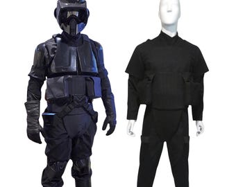 Shadow Scout Trooper mjukdelar set | Scout Trooper flygdräkt + skyddsväst + gördel – Star Wars Cosplay-replika