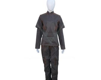 Bo-Katan Kryze Costume Flight Suit for Women – Mandalorian Cosplay Outfit, Female Armor Base Suit, Star Wars Inspired Costume