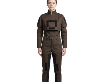 Sabine Wren Inspired Mandalorian Cosplay Costume Soft Parts | Star Wars Rebels Flight Suit Outfit