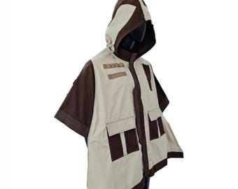 Poncho inspirado en Jyn Erso / Traje de cosplay de Rogue One de Star Wars / Disfraz de la Alianza Rebelde