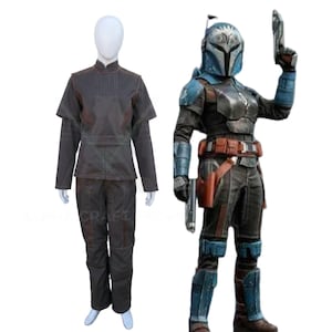 Traje de vuelo de Bo-Katan Kryze para mujer – Traje de cosplay mandaloriano, traje base de armadura femenina, disfraz inspirado en Star Wars