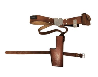 Cinturón y funda de cuero inspirados en Kanan Jarrus / Cinturón de cosplay de Star Wars Rebels