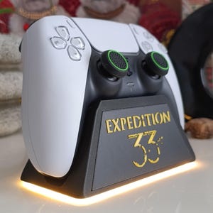 Support pour manette PS5 Expedition 33 - Avec ou sans Led - Accessoire Gamer - Cadeau