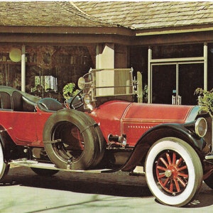 1919 Pierce Arrow - Touring à six passagers - Heritage Plantation of Sandwich - Sandwich, Massachusetts - Carte postale ancienne de 1980