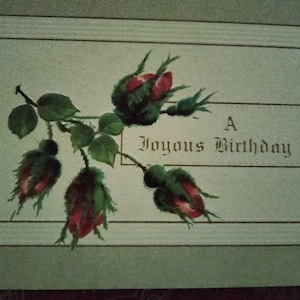 A Joyous Birthday  - 1913 Vintage Postcard