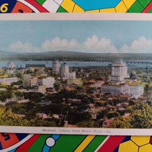 Montreal, Canadá, de Mount Royal - Cartão postal vintage