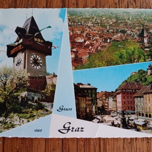 Graz - Steiermark - Autriche - Carte postale vintage