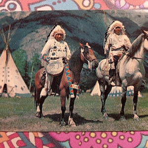 Salutations du merveilleux Wyoming - carte postale vintage