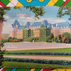 Hôtel CPR Empress - Victoria, Colombie-Britannique - une carte postale ancienne
