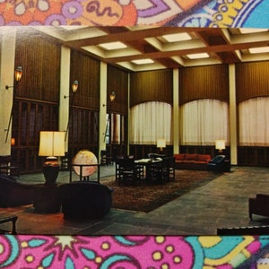 Trinity Universität - The Great Hall - Chapman Graduiertenzentrum - San Antonio, Texas - Vintage Postkarte