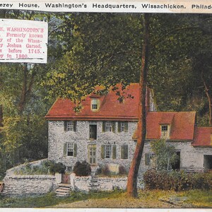 Old Livezey House - Siège de Washington - Wissachickon - Philadelphie, Pennsylvanie - carte postale vintage