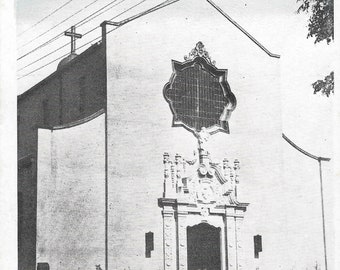 Catholic Church - Dodge City - Kansas - Vintage Postcard