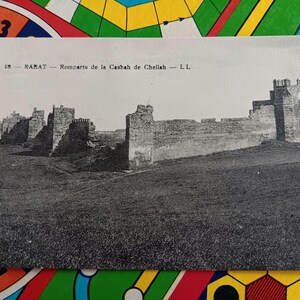Rabat - Remparts de la Casbah de Chellah - Carte postale ancienne
