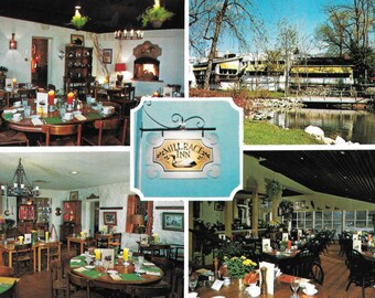 Mill Race Inn - A Country Inn on the River's Edge - Geneva, Illinois- Vintage Postcard