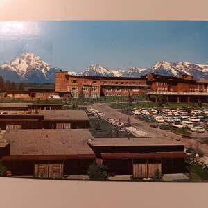 Le parc national de Grand Teton - Jackson Lake Lodge - Carte postale ancienne