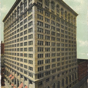 Prima Banca Nazionale - Chicago, Illinois - Cartolina d'epoca