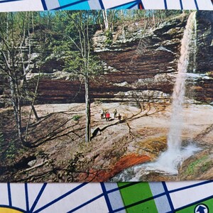 Parque Nacional Lakeshore no Lago Superior - Cartão Postal Vintage
