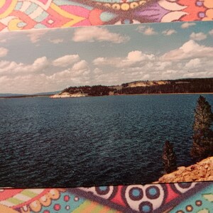 Steamboat Point - Lac de Yellowstone - Parc national de Yellowstone - Carte postale ancienne