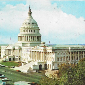 Capitole des États-Unis - Washington, DC - Carte postale vintage 1975