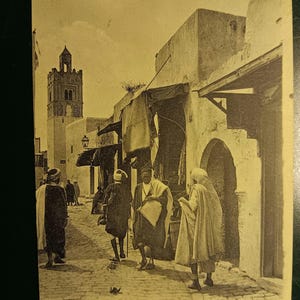 Cartão Postal Sousse - La Mosquee El-Amar - Tunísia - Vintage