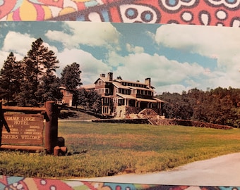 State Game Lodge - Summer White House - Custer State Park in Black Hills, South Dakota - Vintage Postcard