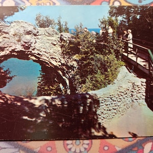 Arch Rock - Mackinac Island, Michigan - Carte postale ancienne