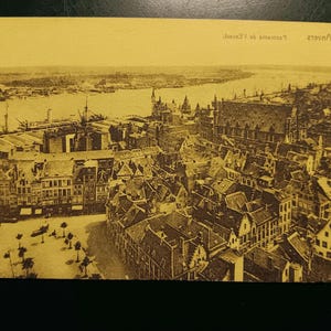 Anvers - Panorama de l'Escaut.  - Cartão postal vintage