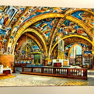 Cartão Postal Assisi - Basílica di San Francesco - La Crociera - Vintage