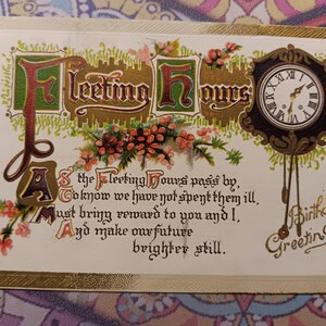 Birthday Greetings - Vintage Postcard