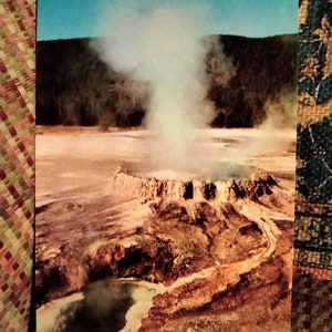 Punchbowl Spring - Upper Geyser Basin - Parc National de Yellowstone - Carte postale ancienne