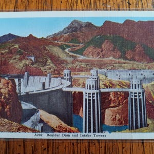 Barrage de Boulder - Nevada - Carte postale ancienne