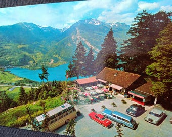 Cafe Restaurant Kerenzer-Berghus-Bramboden - Switzerland - Vintage Postcard