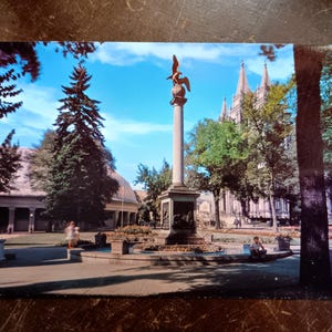 Monument Sea Gull - Temple Square - Salt Lake City, Utah - vintage