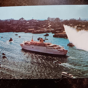 M/S "Prince of Fundy" Cruzeiro Sueco Ferry - Cartão Postal Vintage